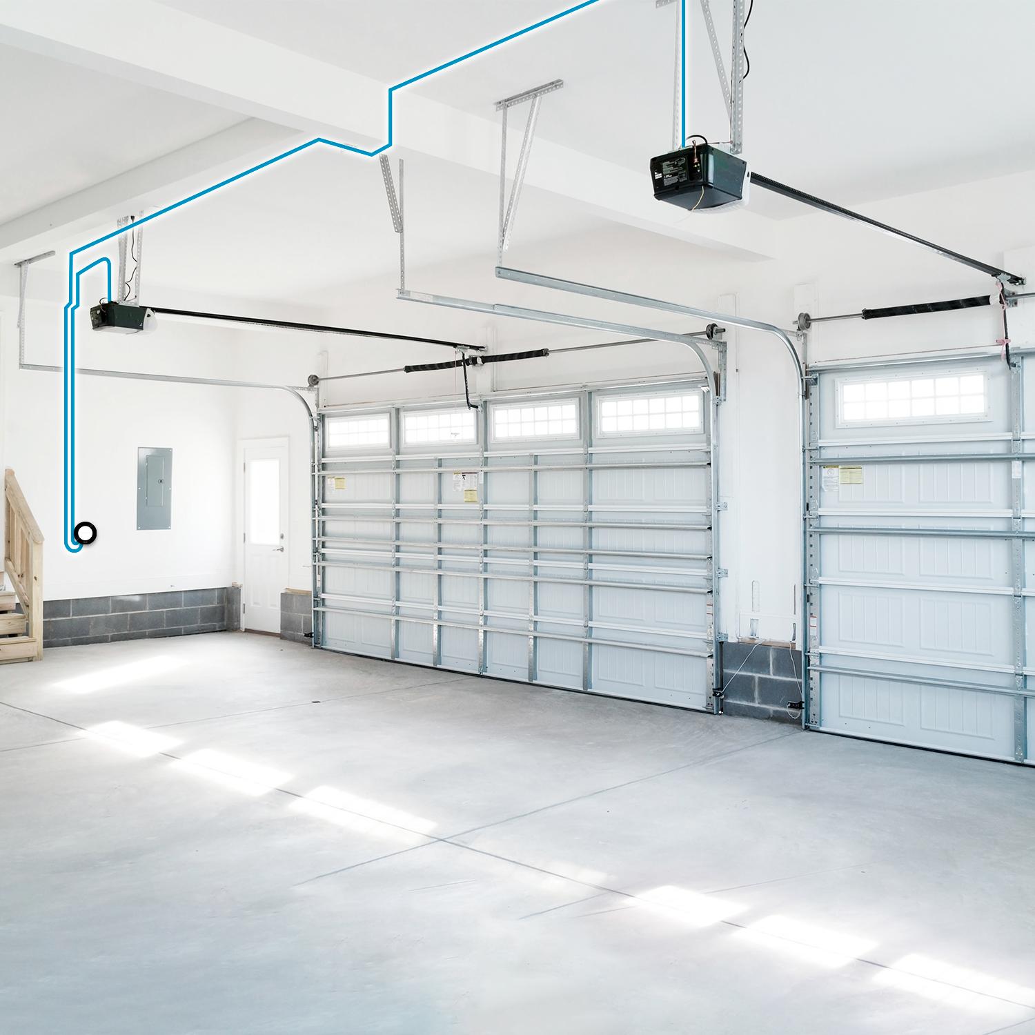 98ft (30m) long extension cable to connect ismartgate PRO to multiple openers or extend the length of the iSG-WDS sensor.