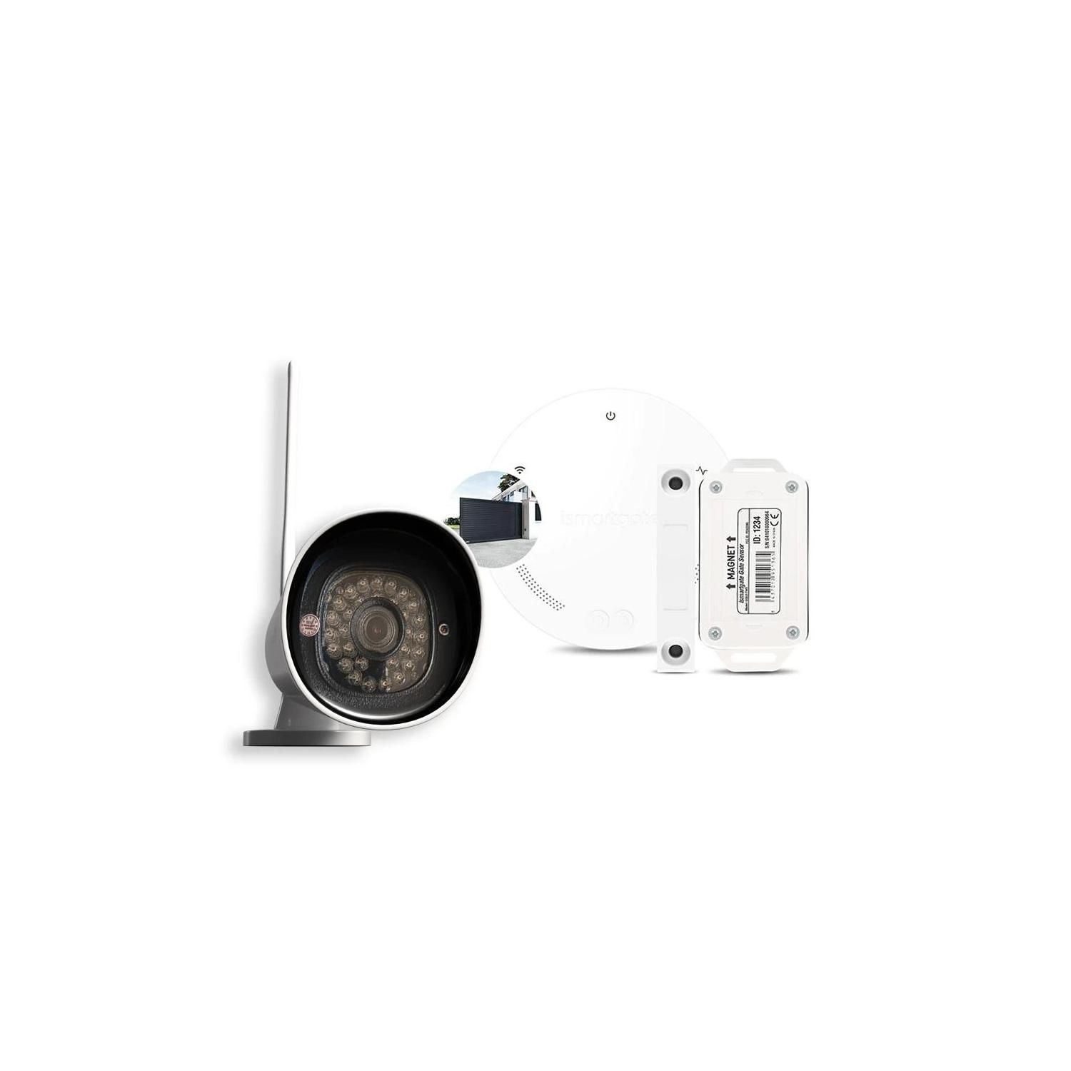 ismartgate mini smart opener wired sensor kit for one gate with Alexa and Google Home.