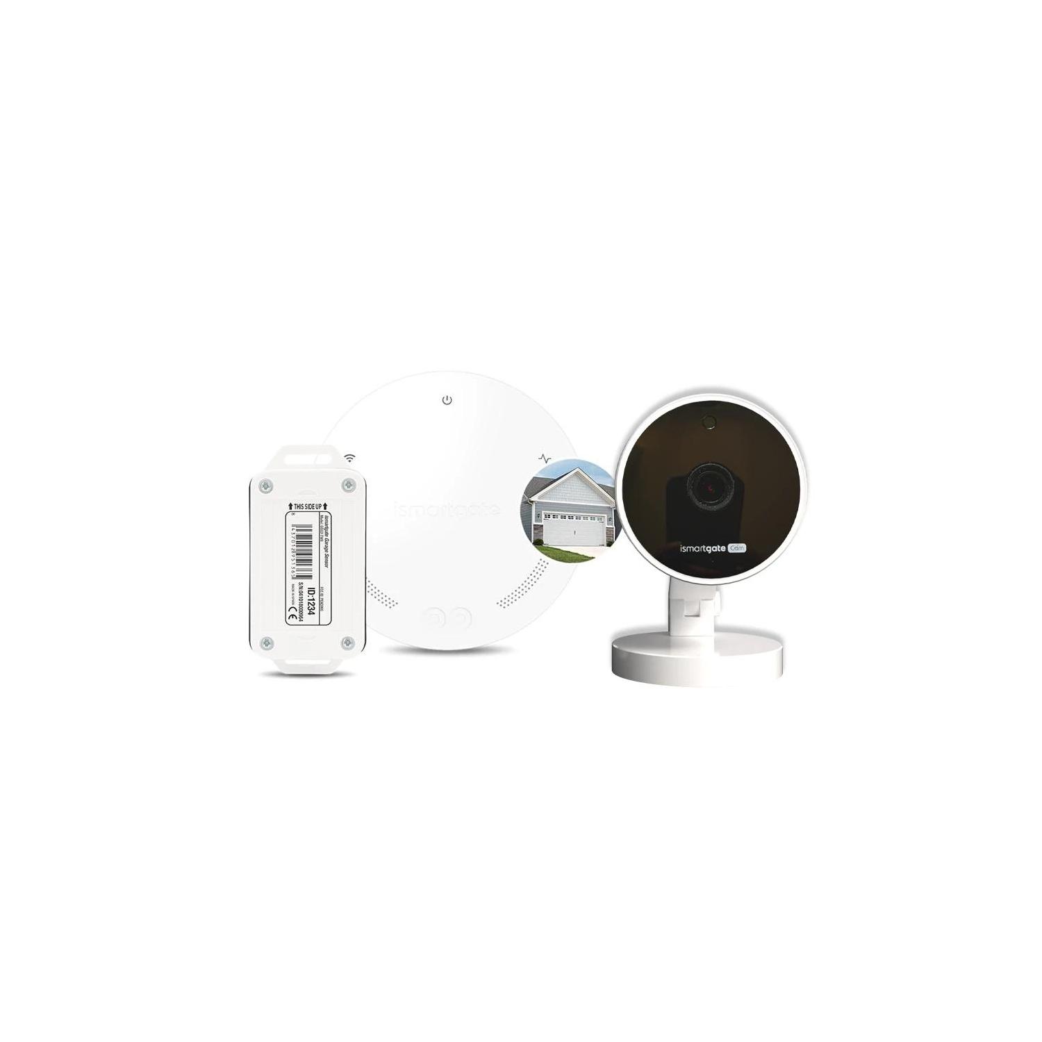 ismartgate mini smart opener wired sensor kit for one gate with Alexa and Google Home.